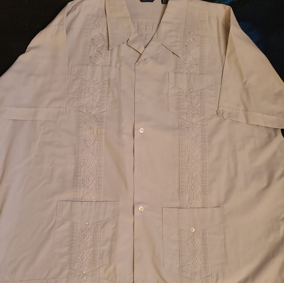 Guavera 2XL light grey short sleeve shirt - Picture 2 of 4